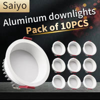 led downlight panneau rond encastré projecteur pour éclairage intérieur