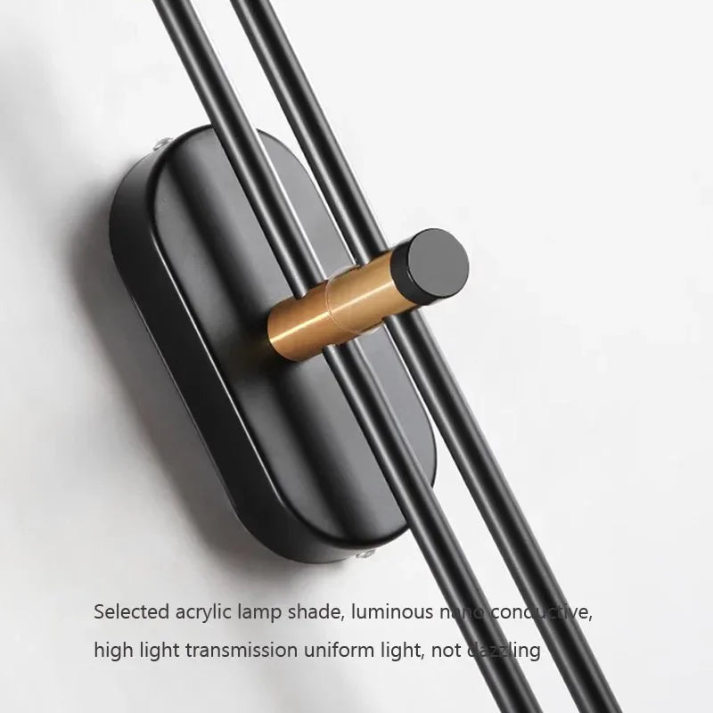 applique murale led moderne pour décoration intérieure élégante - vue 5 sur 14