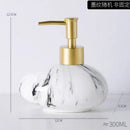 bouteilles de rangement pour gel douche shampoing et désinfectant