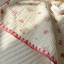 Plaid coton crepe leger ete motif enfant salon