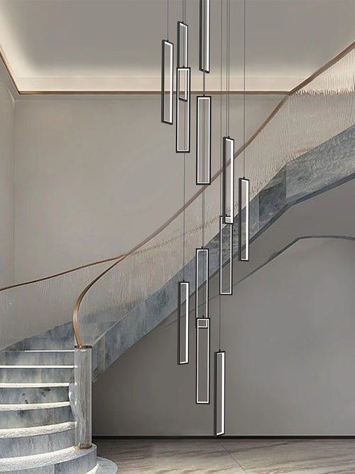 lustre suspendu moderne style loft pour intérieur élégant