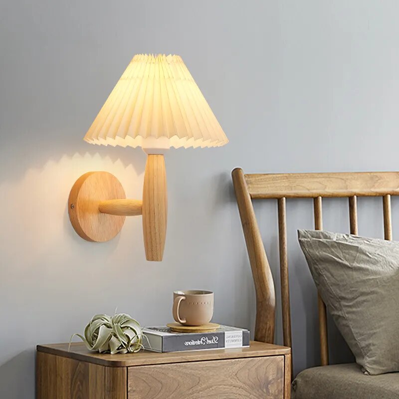 Applique murale en bois massif