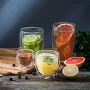 Tasses verre double paroi isolantes style moderne