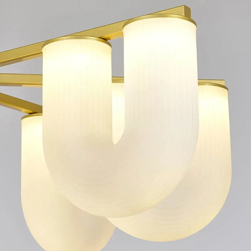 LED-Pendelleuchte aus Acryl in U-Form Dekorative Pendelleuchte - vue 5 sur 10