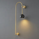 Wandleuchte aus Kupfer im italienischen Stil für ein elegantes Interieur