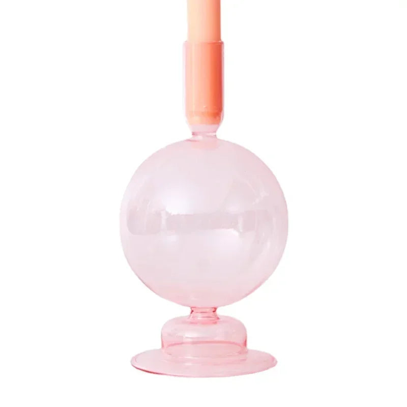 bougeoirs décoratifs en verre pour mariage et décoration intérieure - vue 20 sur 32