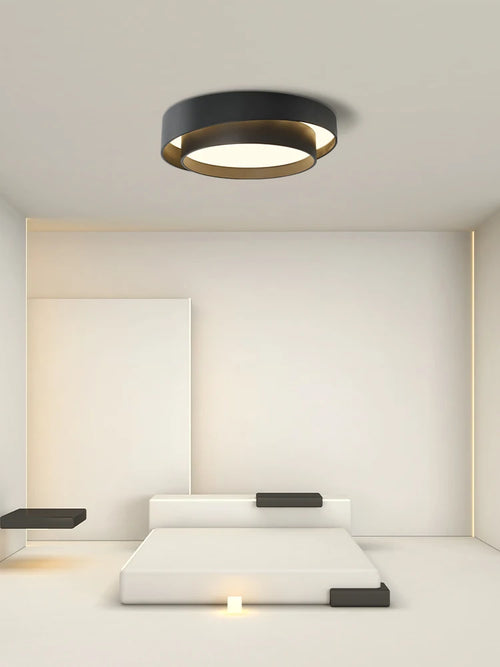 plafonnier rond moderne led design pour divers espaces - vue 5 sur 8