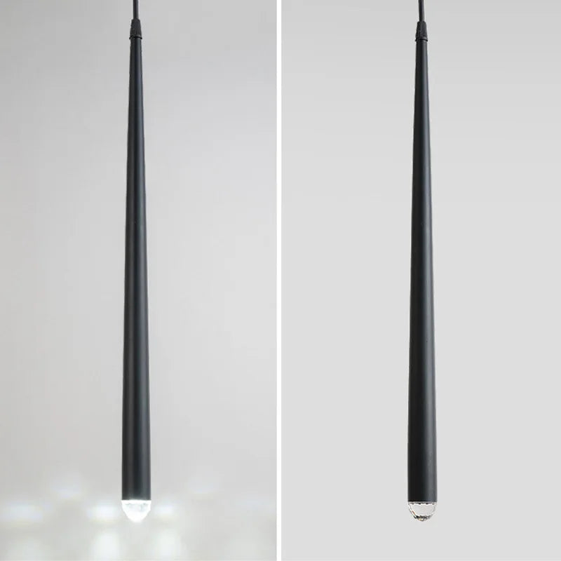 suspensionCône LED lampe Long Tube bulle acrylique - vue 3 sur 6