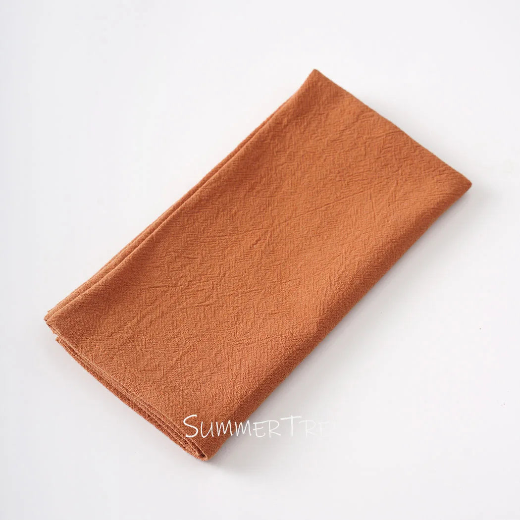 Serviette de table coton lot 24 style mediterraneen - vue 4 sur 6