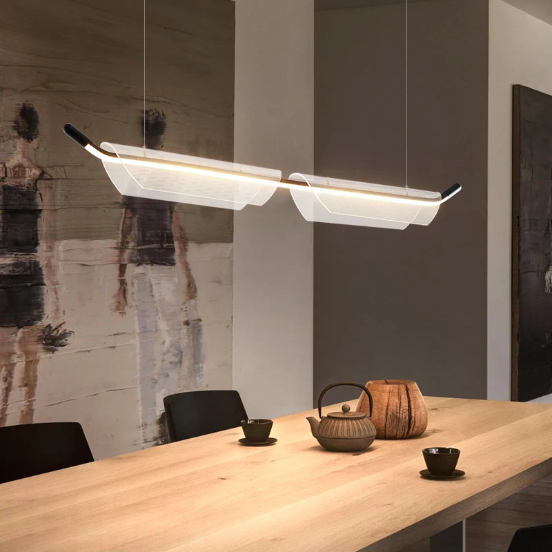 Minimalistische Designer-Pendelleuchte für moderne Restaurants und Bars - vue 4 sur 18