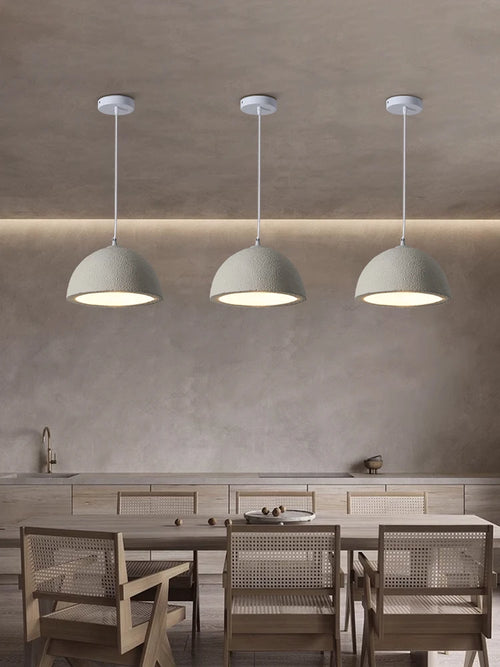 Minimalistischer nordischer Wabi Sabi Kronleuchter für Restaurant und Bar - vue 4 sur 11