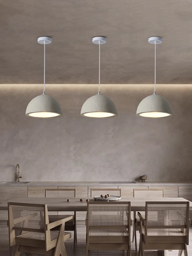 Minimalistischer nordischer Wabi Sabi Kronleuchter für Restaurant und Bar - vue 3 sur 11