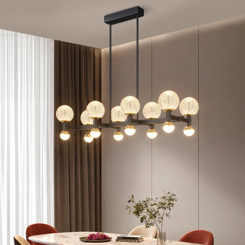 lustre led pour intérieur avec éclairage de plafond