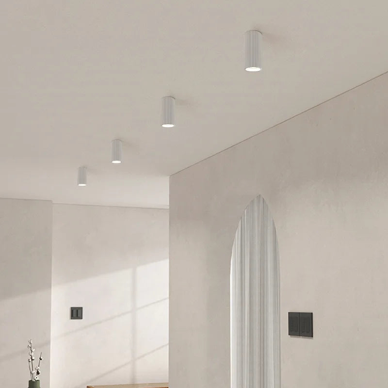 downlight nordique en résine simple pour décoration intérieure