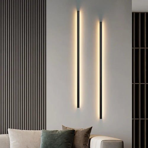 Minimalistische LED-Wandleuchte Kubus aus Aluminium mit Fernbedienung und Dimmfunktion - vue 4 sur 22