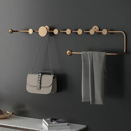 porte-vêtements et chapeaux de luxe nordique décoratif mural