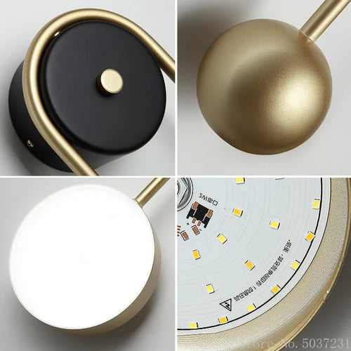 Applique murale led créative pour éclairage moderne