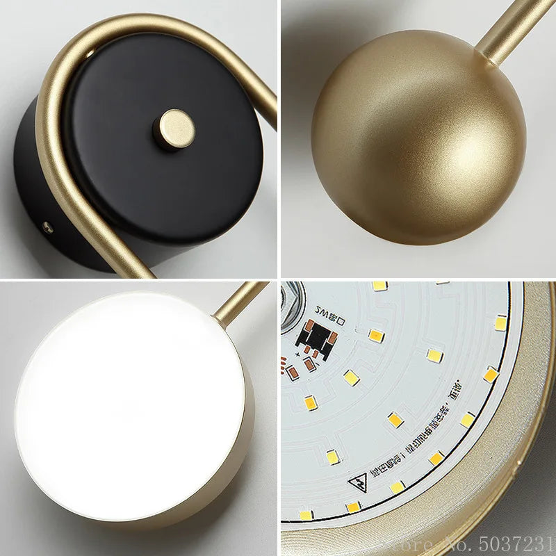 Applique murale led créative pour éclairage moderne - vue 5 sur 8