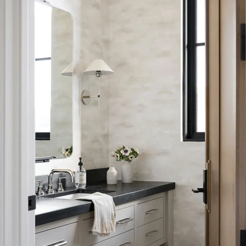 Applique tout en cuivre salle de bain couloir moderne couloir entrée salon lumière luxe tissu applique nordique - vue 5 sur 6
