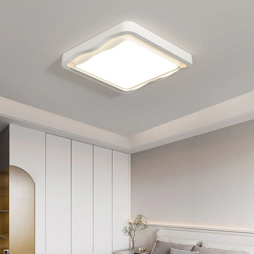 Moderne Deckenleuchte Creme Stil Wohnzimmer Augenschutz Vollspektrum - vue 4 sur 8