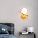 Moderne LED-Wandleuchte aus Glas Kugelform nordisches Design