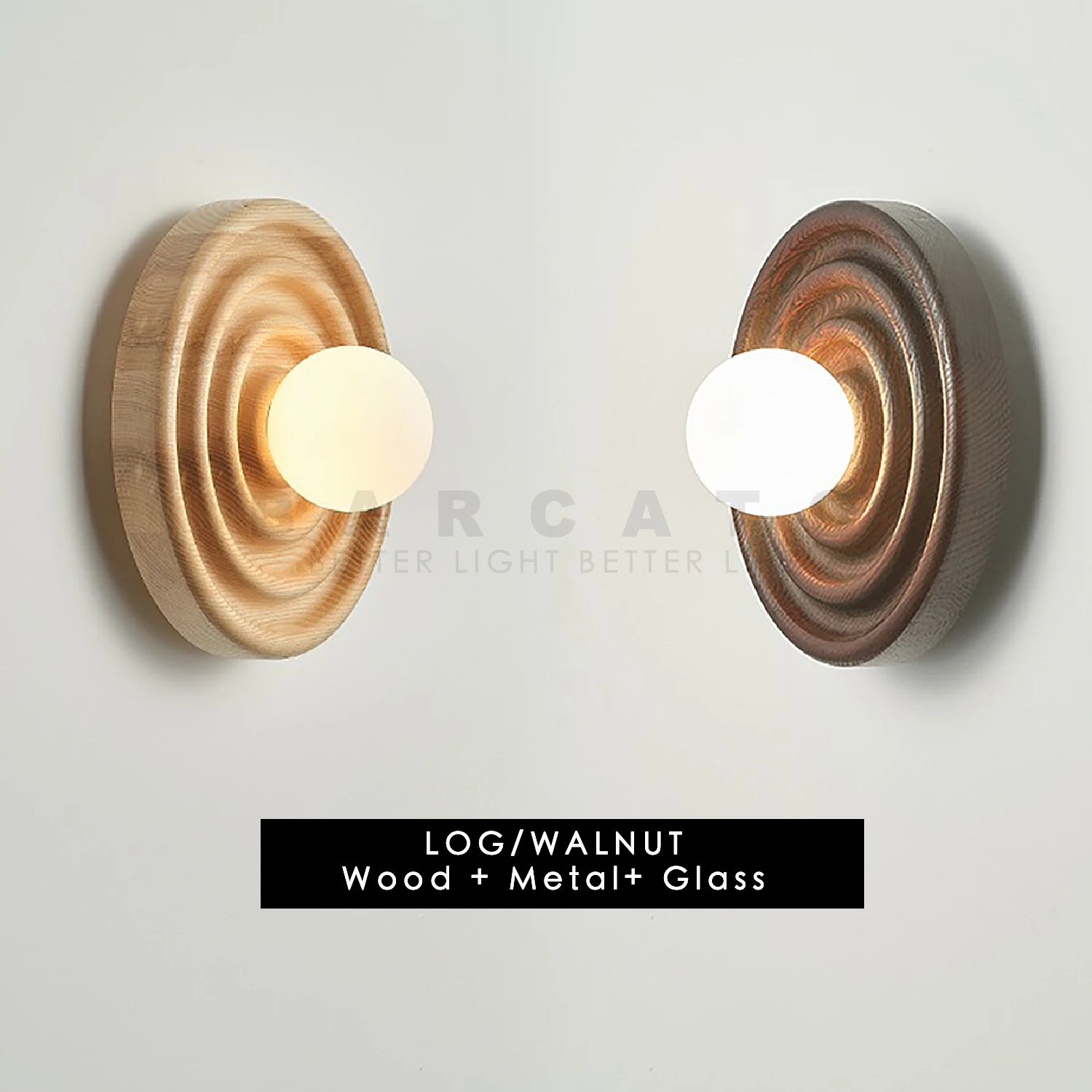 Applique murale en bois nordique chevet étude hôtel enfants salle à manger couloir rond intérieur déco G9 applique luminaires AC90-260V - vue 4 sur 8
