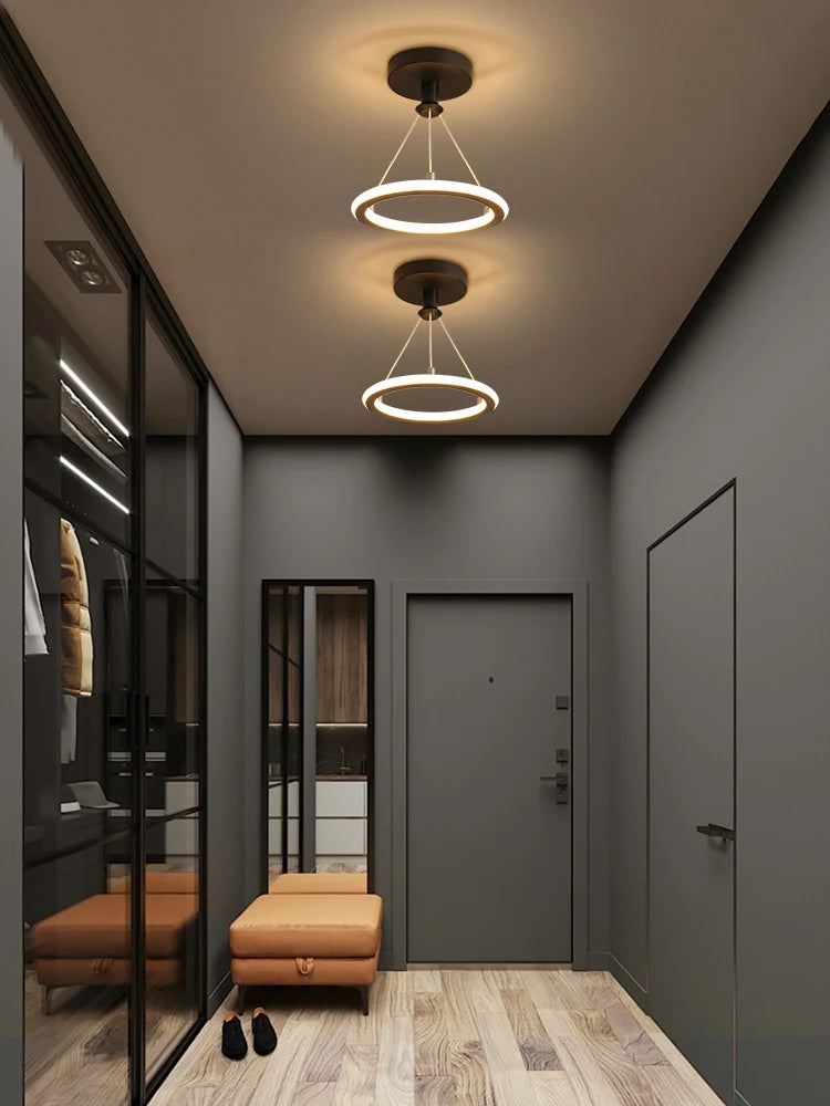 lustre led moderne pour décoration intérieure et éclairage général - vue 7 sur 8