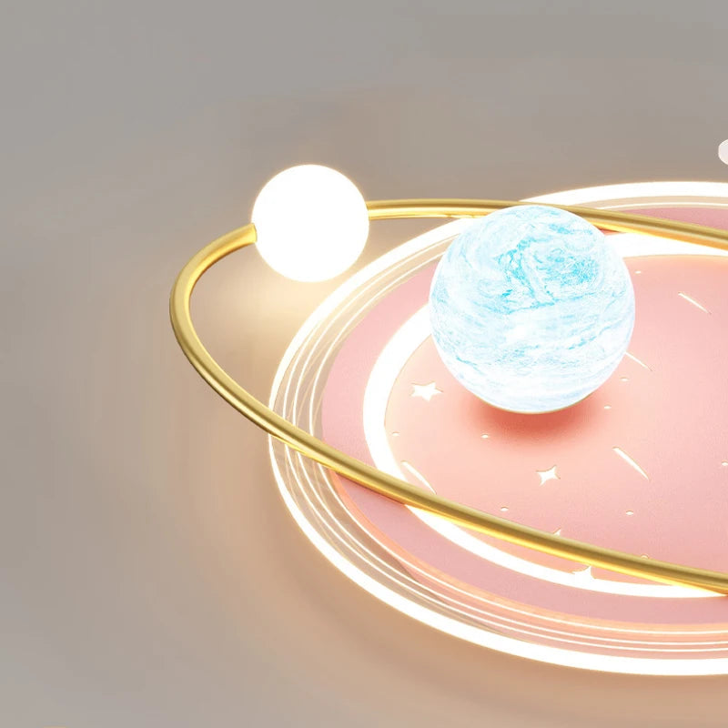 Kinderzimmer Deckenleuchte Astronaut Design LED Modern Kreativ - vue 6 sur 9