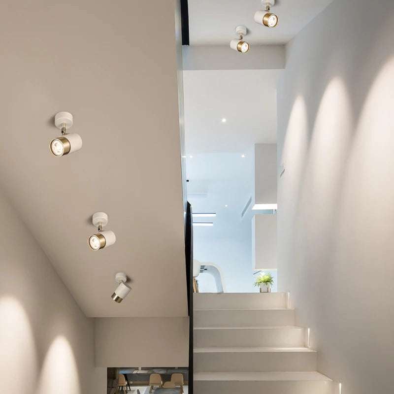 LED-Spot GU10 Deckenstrahler dreh- und schwenkbar - vue 3 sur 8