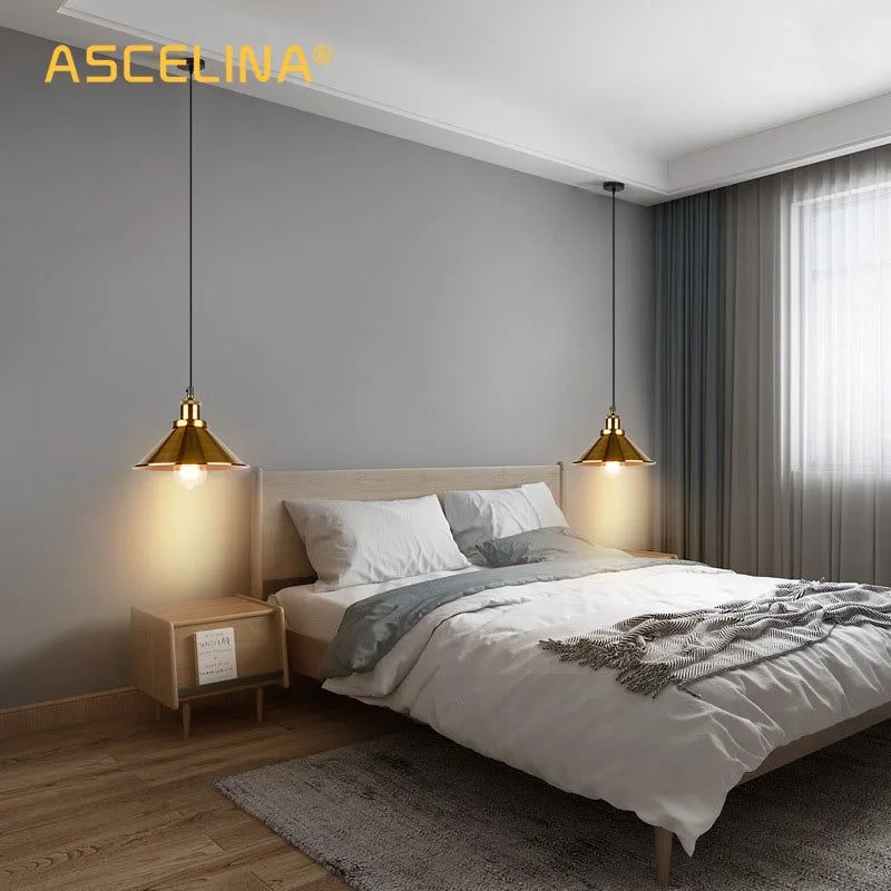 lustre industriel rétro à trois têtes suspendues pour maison