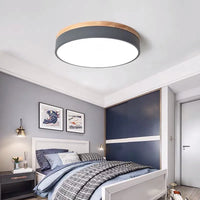 Moderne LED-Deckenleuchte Rund Multicolor Skandinavisch Oberfläche