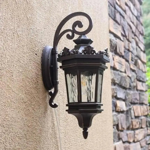 applique murale extérieure imperméable en aluminium pour jardin - vue 2 sur 7