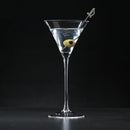 Ensemble 4 verres martini elegants en verre 130ml