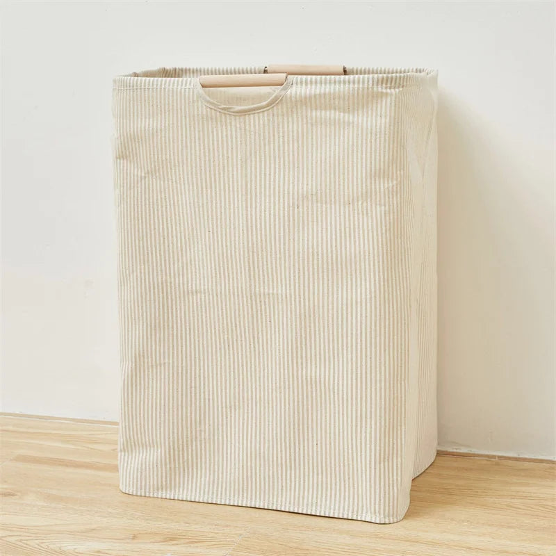 panier de rangement pliable pour linge sale avec poignée - vue 11 sur 12