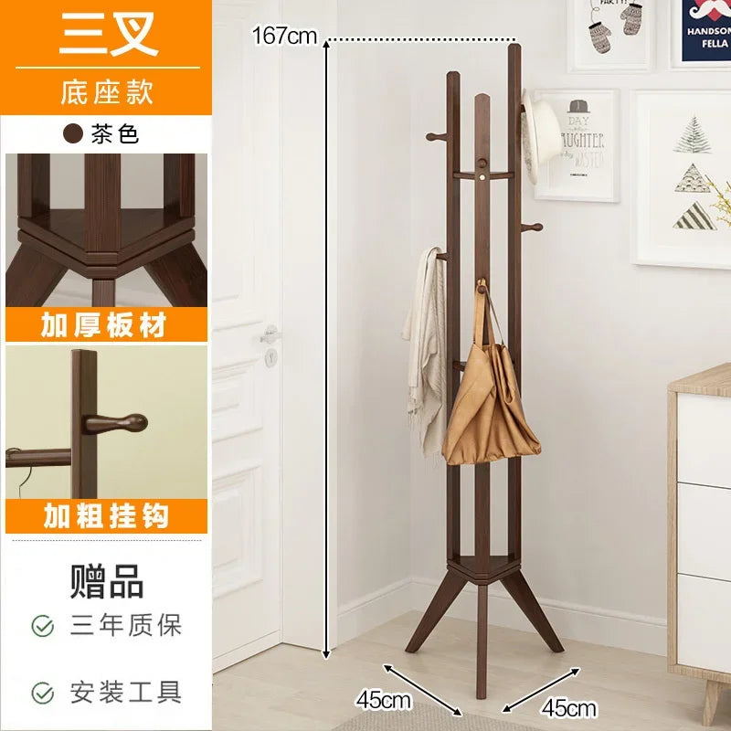 porte-manteau en bambou multifonction pour vêtements modernes - vue 15 sur 15
