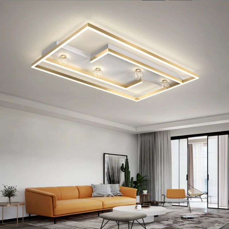 plafonnier led créatif style européen avec alexa décoration intérieure - vue 4 sur 9