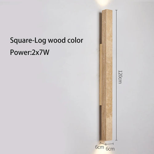 Applique murale longue Led en pierre - vue 17 sur 21