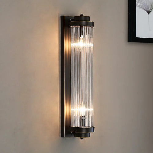 Wandleuchte aus Kristall, Gold und Kupfer – elegantes Design für den Innenraum - vue 5 sur 10