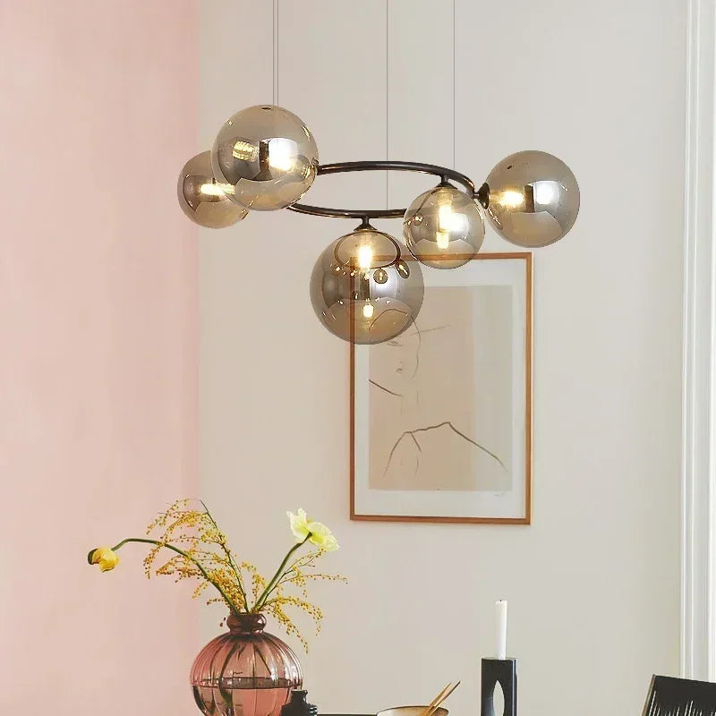 Kronleuchter postmodernes Design minimalistisch für zeitgemäßes Interieur - vue 5 sur 9