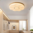 Kreative LED-Deckenleuchte aus Holz im nordischen Loft-Design