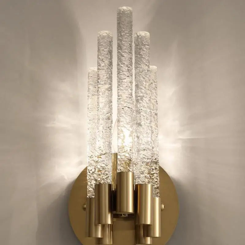 applique murale en cristal éclairage de luxe pour intérieur - vue 6 sur 8