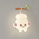 applique murale créative enfant singe ours branche école maternelle aire jeux