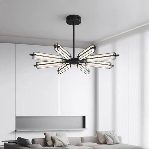 Lustre principal de salon tout en cuivre