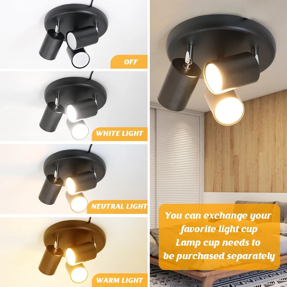 projecteur moderne sur piste pour magasins et expositions d'art - vue 8 sur 10