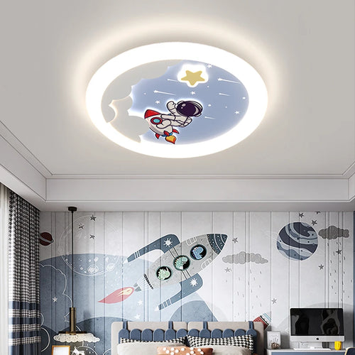 Plafonnier Astronaut für das Kinderzimmer, verspieltes und sicheres Design - vue 7 sur 7