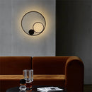 Moderne nordische LED-Wandleuchte aus Eisen, Aluminium und Acryl