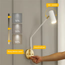 Moderne schwenkbare Wandleuchte mit Dimmer dekorativ
