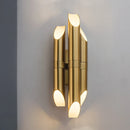 Nordische LED-Wandleuchte aus goldfarbenem Eisen im postmodernen Stil