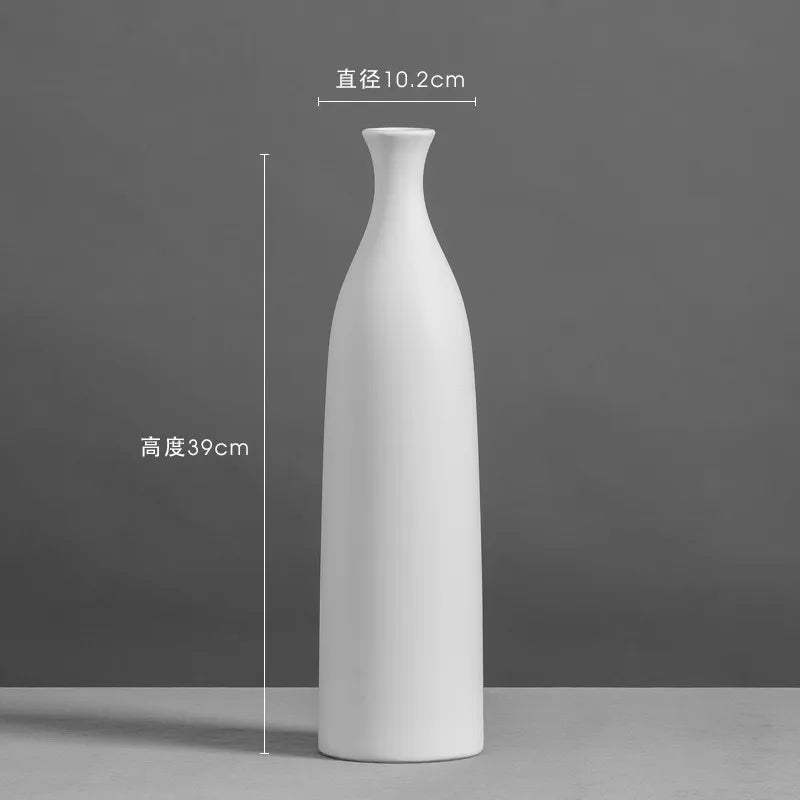 vase en céramique moderne pour décoration florale élégante - vue 10 sur 14