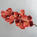 lot de 2 orchidées artificielles vanda pour décoration intérieure